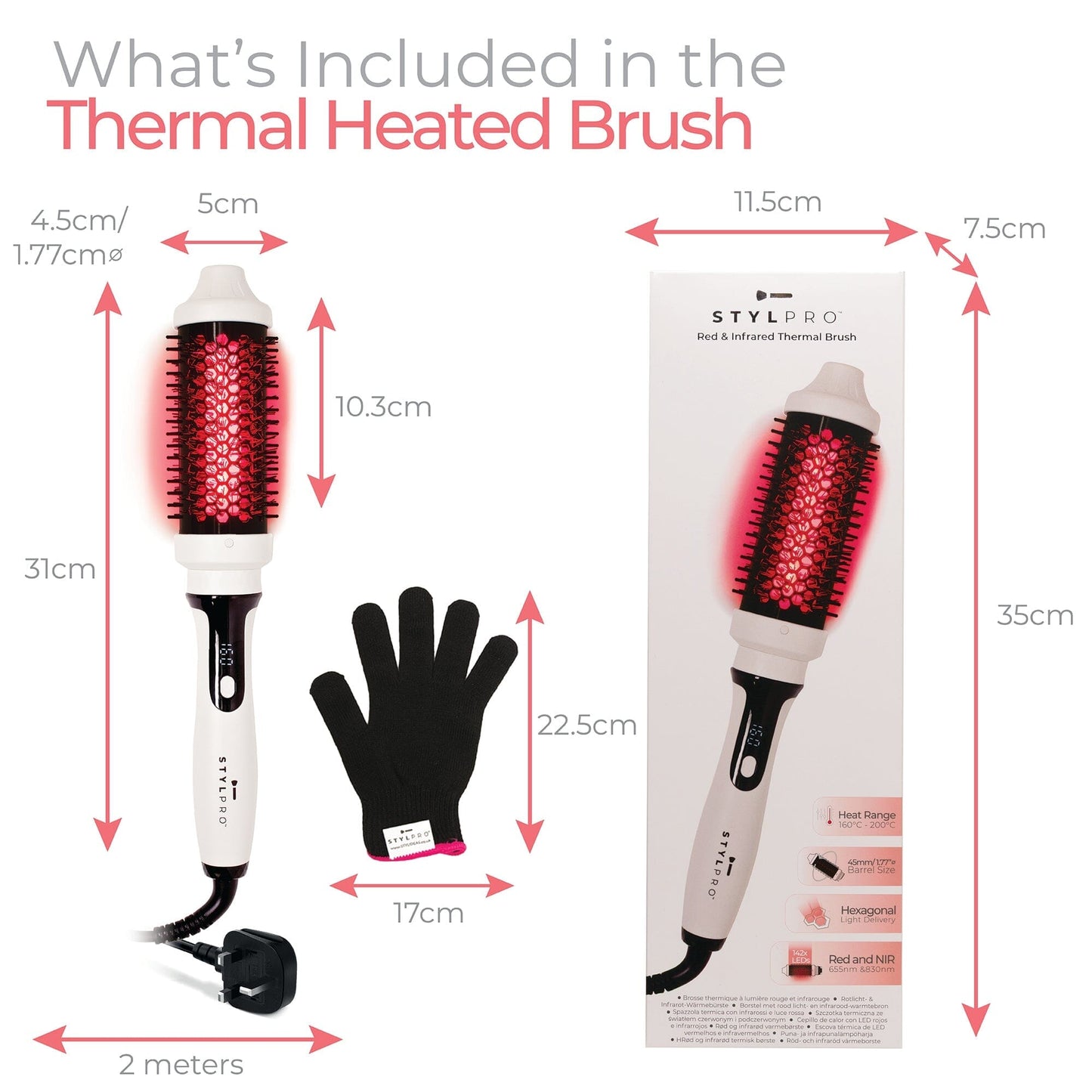 STYLPRO Root Renew Red Light Hairbrush