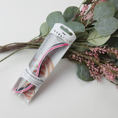 STYLFILE Curved 3 in 1 S-Shape Nail File